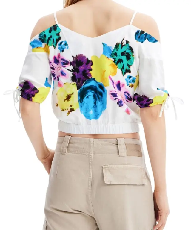 Desigual - Γυναικεία Μπλούζα Bernadette 23SWBW18-1000 Λευκό 3