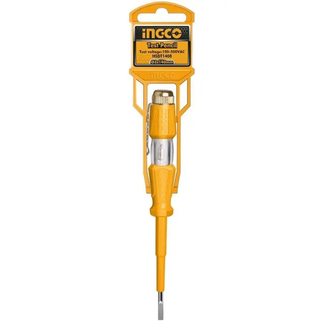 Ingco Δοκιμαστικό Κατσαβίδι Ίσιο Μεγέθους 3x140mm 2