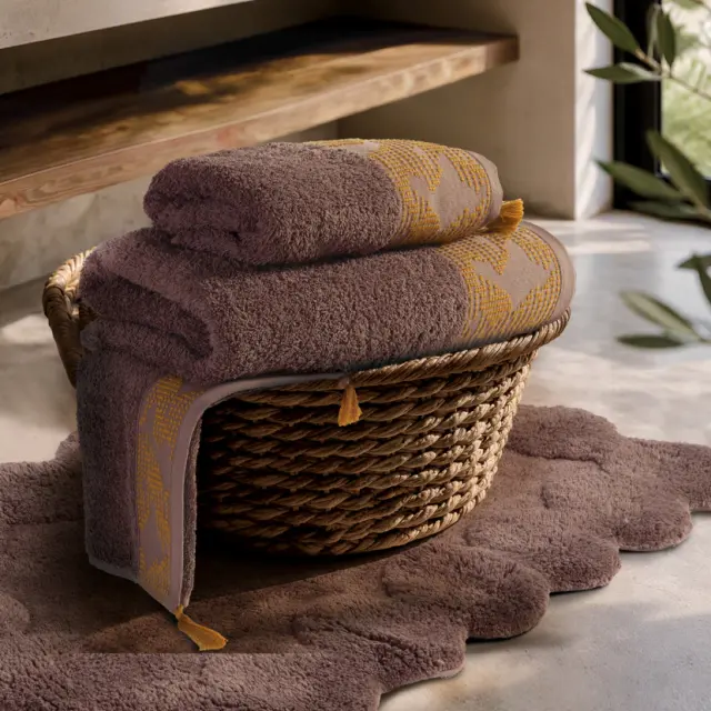 Πετσέτα Προσώπου Zeyn 50x90 Nef Nef Homeware, 100% BAMBAKI - BROWN (041238) 2