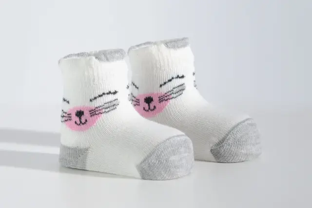 Socks Baby Combo 3pcs Kittens Colours 2