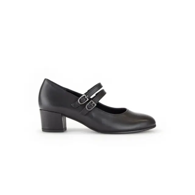 Gabor Μπαρέτες Γυναικείο δέρμα Μαύρο GAB/72212 001-BLACK - 38