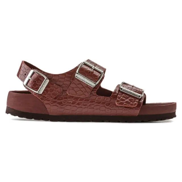 Birkenstock Πέδιλα Γυναικείο δέρμα Καφέ BIR/MILANO 1022691 CHOCOL