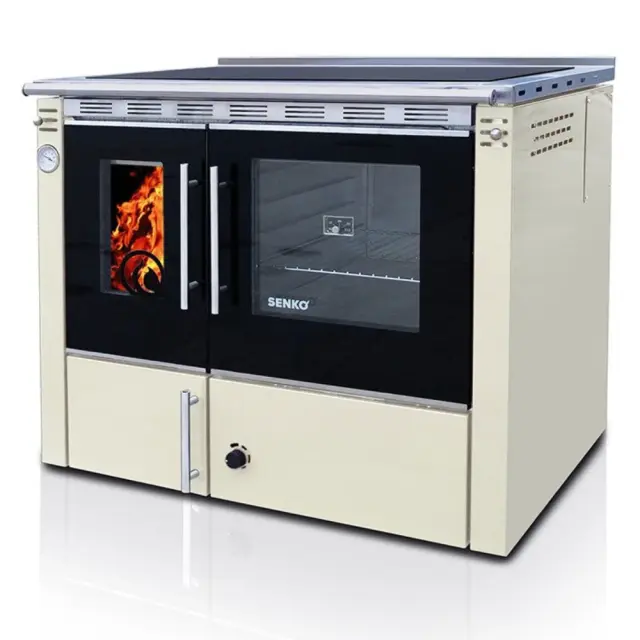 Senko C-35 Premium σόμπα καλοριφέρ Μπέζ 35kw