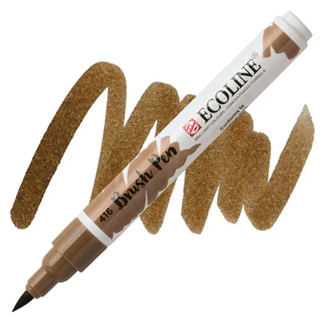 Μαρκαδόρος Talens Ecoline - 416 Sepia