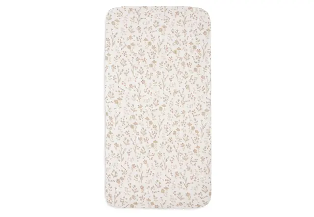 Jollein: Fitted Sheet - Jersey - Bloomy σεντόνι κούνιας με λάστιχο 70/75x140/150cm 3