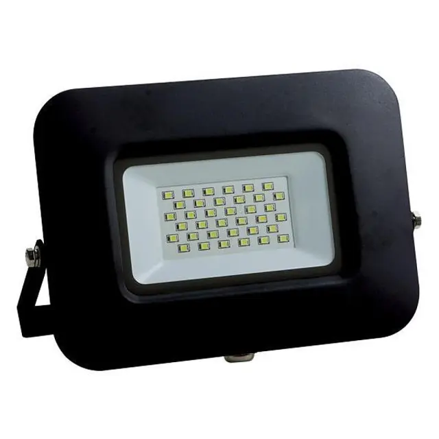Προβολέας LED 30W SMD Βάση 360° Μαύρο IP65 6500K PLUS EUROLAMP 147-69325