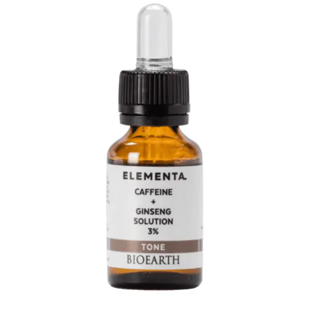 BIOEARTH Elementa Tone Caffeine & Ginseng 3% Συμπυκνωμένος Ορός Ενυδάτωσης 15ml