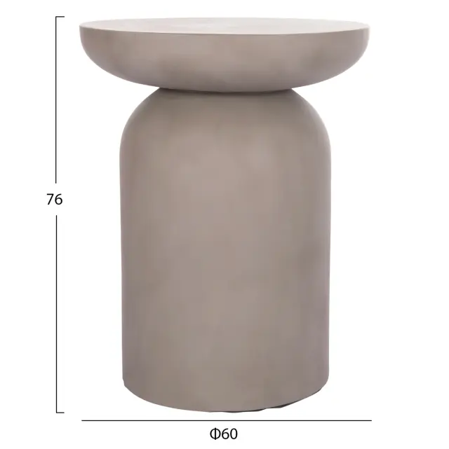 ΒΟΗΘΗΤΙΚΟ ΤΡΑΠΕΖΙ FB918160.03 FIBER CEMENT ΣΕ ΓΚΡΙ--Φ60x76Υεκ. 2