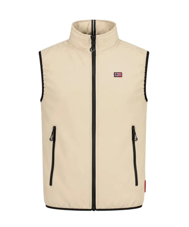 Norway Nautical School - Ανδρικό Αμάνικο Μπουφάν 849140-KHAKI Μπεζ 2