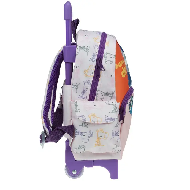 Σχολική Τσάντα Τρόλεϊ Νηπιαγωγείου Fisher Price Mini Zebra Πολύχρωμη Μ25xΠ15xΥ30cm/ 349-43073 (Gim) 2