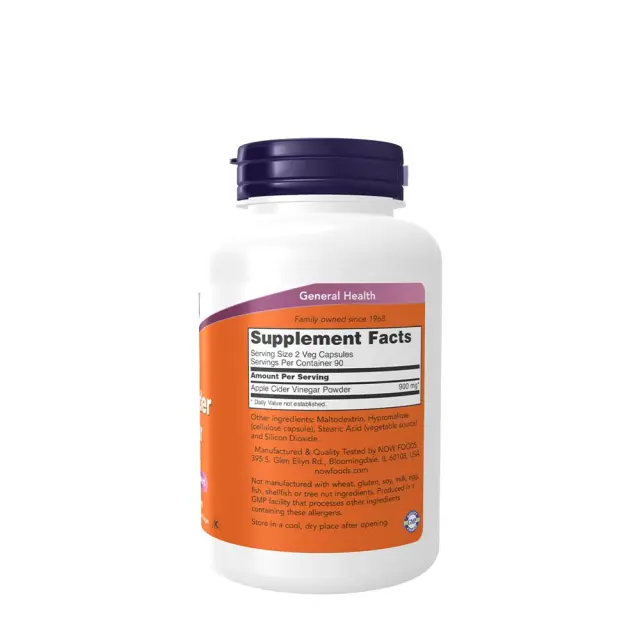 Now Foods Apple Cider Vinegar 450 mg 2