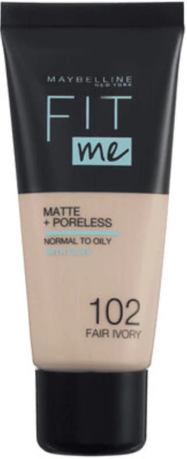 Maybelline Fit Me Matte & Poreless Foundation 102 Fair Ivory 30ml