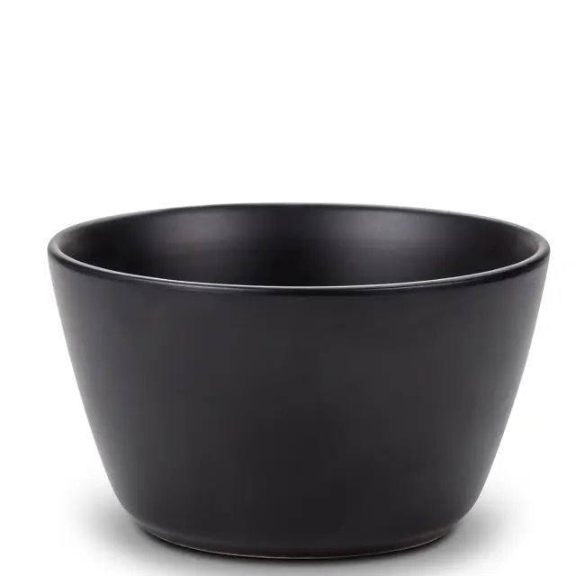 Μπωλ Δημητριακών Stoneware Μαύρο 14cm