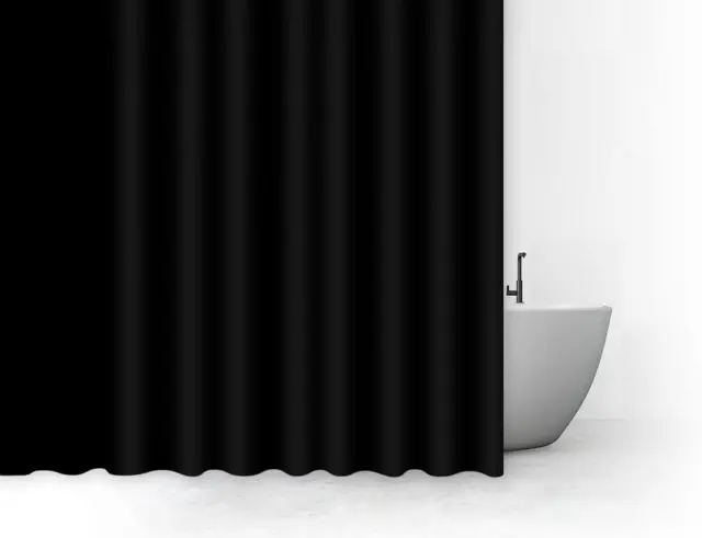 Κουρτίνα Μπάνιου με κρίκους Colorama 5five με διαστάσεις 180x200cm - Black 105655 2