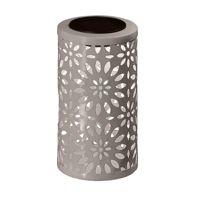 Modee Lighting LED Ηλιακό Φαναράκι Γκρι LT009 (H18xD10cm) 40.002.0025 2