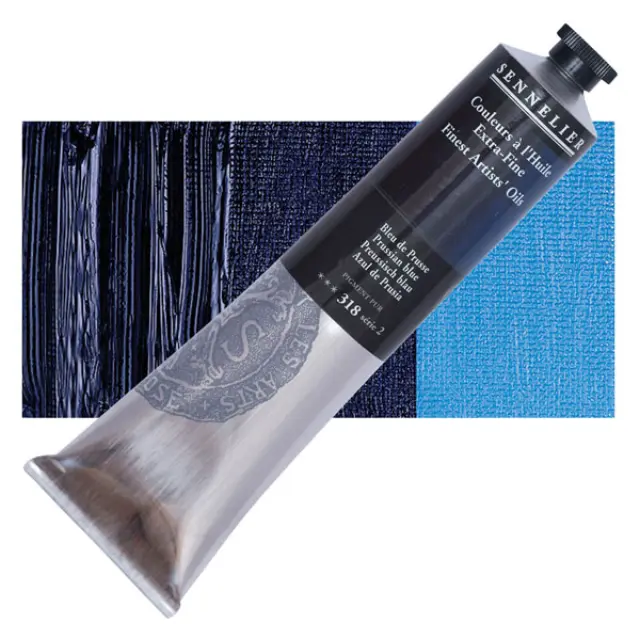 Sennelier Λάδι Finest Artists Oil 318 Prussian Blue - 200ml