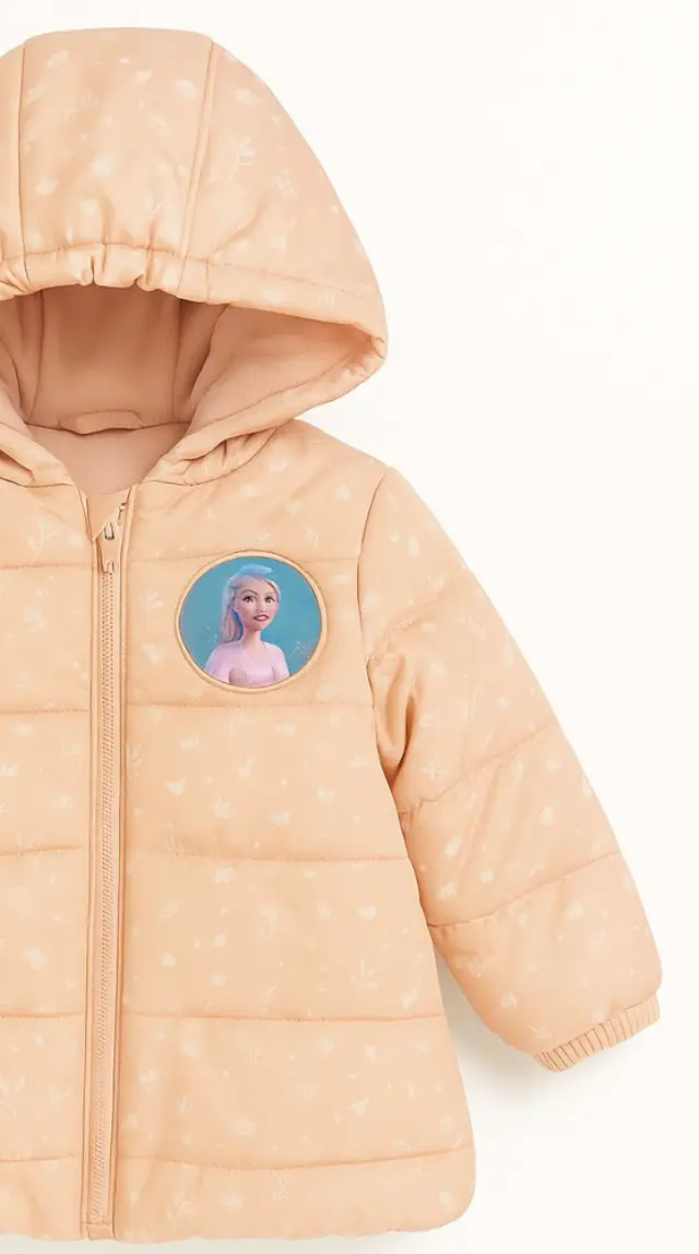 Μπουφάν με Κουκούλα Disney Frozen Pink 8021033 - 7-8 Y (128cm) 3