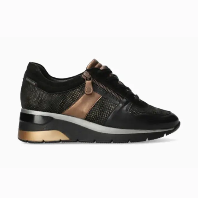 Mephisto Sneakers Γυναικείο δέρμα/δέρμα Nubuck Μαύρο MEP/ELISIA BLACK