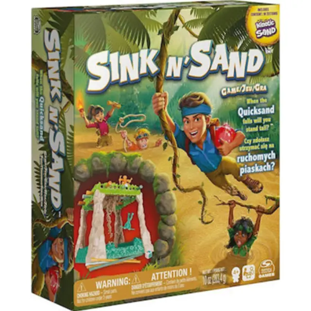 Spin Master Arcade Game Sink N Sand and Kinetic Sand (6065695)