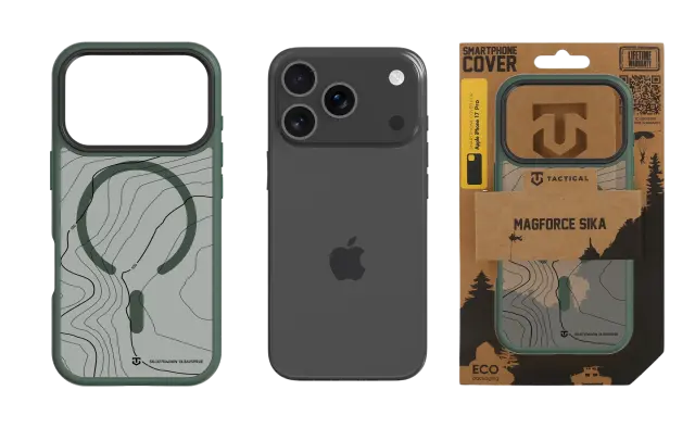 Tactical MagForce Hyperstealth Sika Cover for Apple iPhone 18 Pro/17 Pro Forest Green 3