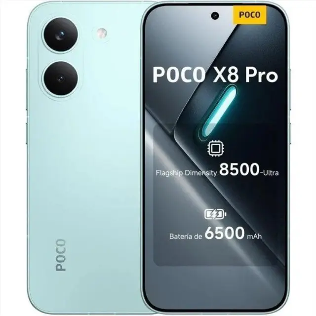 Xiaomi Poco X8 Pro 5G 256GB (8GB Ram) Dual-Sim Mint Green EU