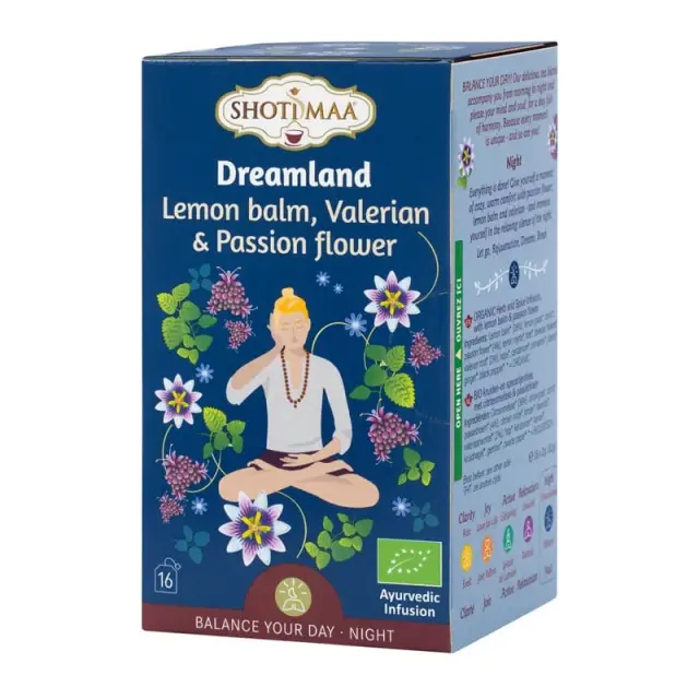 Βιολογικό Τσάι Shoti Maa Dreamland Organic Herbal Tea 16 φακελάκια, 32g
