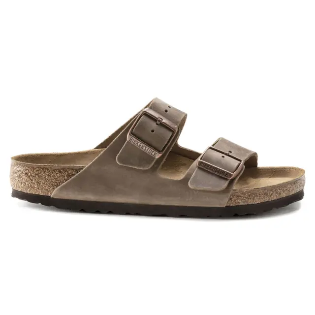 Birkenstock Πέδιλα Unisex δέρμα Oiled Καφέ BIR/ARIZONA 352203 TABACCO