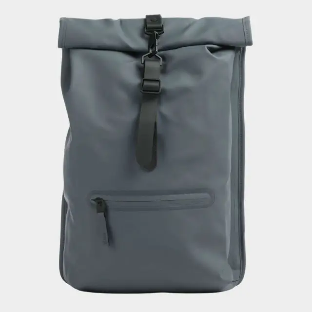Σακίδιο Πλάτης Rains Rolltop Rucksack 13320-124 Γκρι - ONESIZE