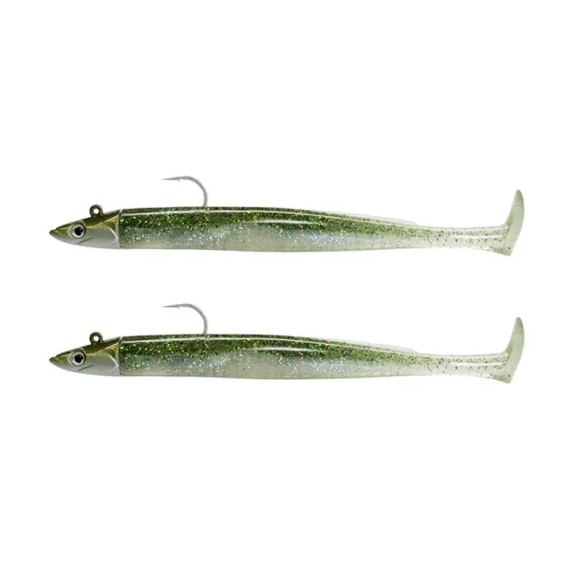 Σιλικονούχο Χέλι Fiiish Crazy Paddle Tail No3 Combo CPT6011 Double Combo Shore - 10gr Ghost Minnow