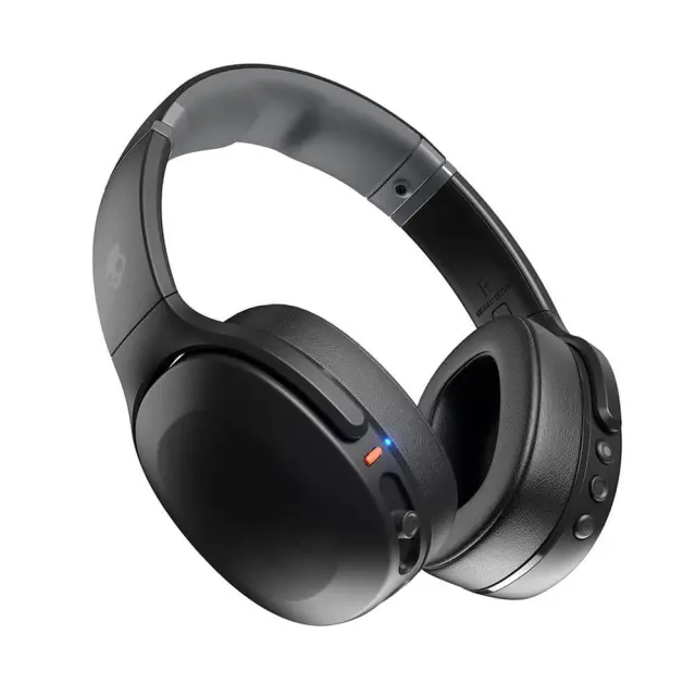 Skullcandy Crusher EVO Ασύρματα / Ενσύρματα Over Ear Ακουστικά με 40 ώρες Λειτουργίας και Quick Charge Μαύρα