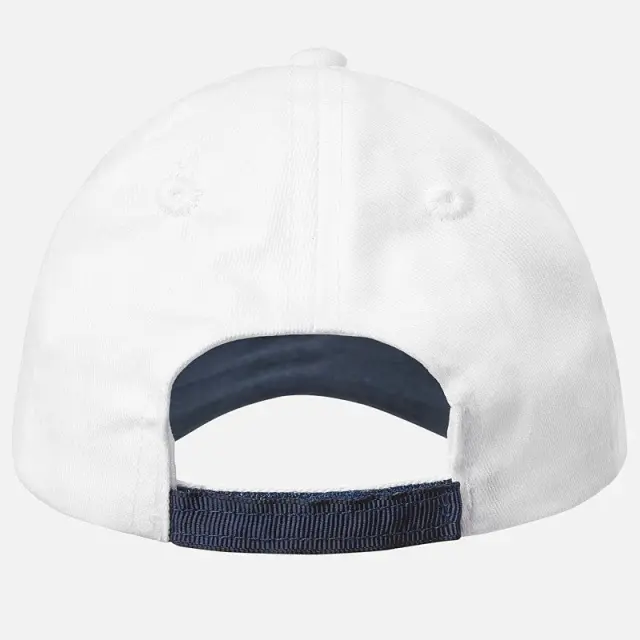 Baby 6 μηνών έως 4 ετών Καπελάκι "sport chic" λευκό - 46cm 3