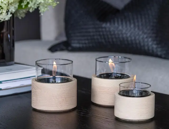 Επιτραπέζια Εστία Φωτιάς Lotus 12 Tenderflame με διάρκεια καύσης 9 - 10 ώρες, χωρητικότητα δεξαμενής 300ml και διαστάσεις 12x12.5cm - Natural TF-600333 3