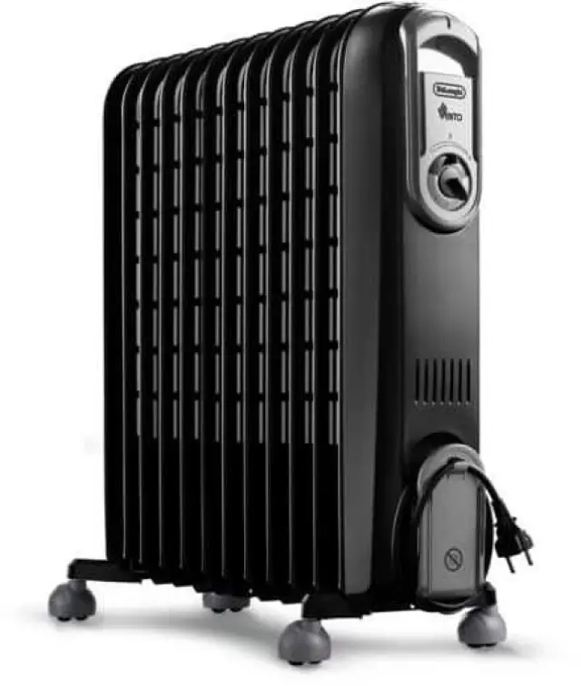 De'Longhi Vento V551225.BG Καλοριφέρ Λαδιού με 12 Φέτες 2500W