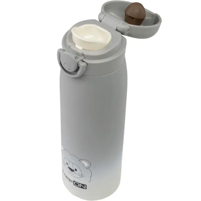 Ανοξείδωτος Θερμός Υγρών 480ml Lion Grey FreeON 2