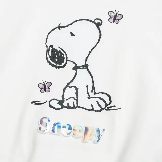Σετ φούτερ Snoopy με glitter στοιχεία 3