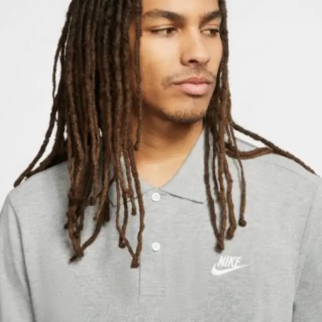 Nike Sportswear Polo T-Shirt (CJ4456-063) - Γκρί - XL 3