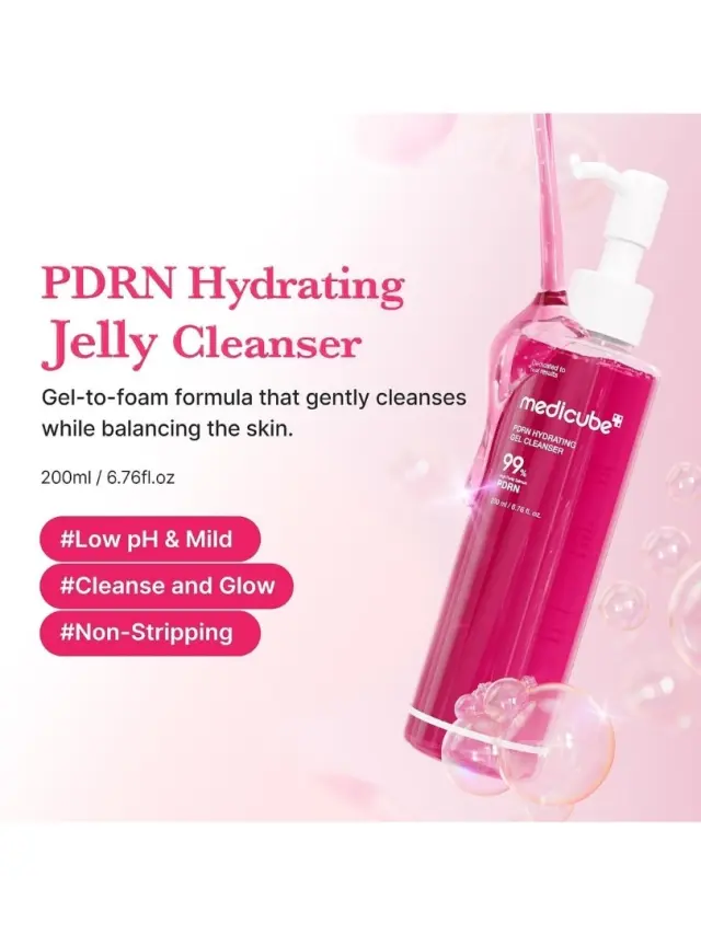 Medicube PDRN Hydrating Gel Cleanser 200ml - Τζελ Καθαρισμού με PDRN Σολομού για Καθαρή και Λεία Επιδερμίδα 2