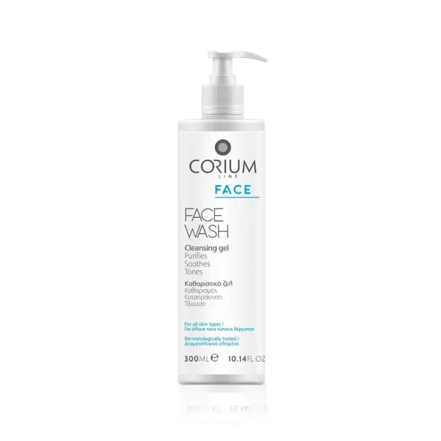 Corium Line Ήπιο Τζελ Καθαρισμού Προσώπου 300ml