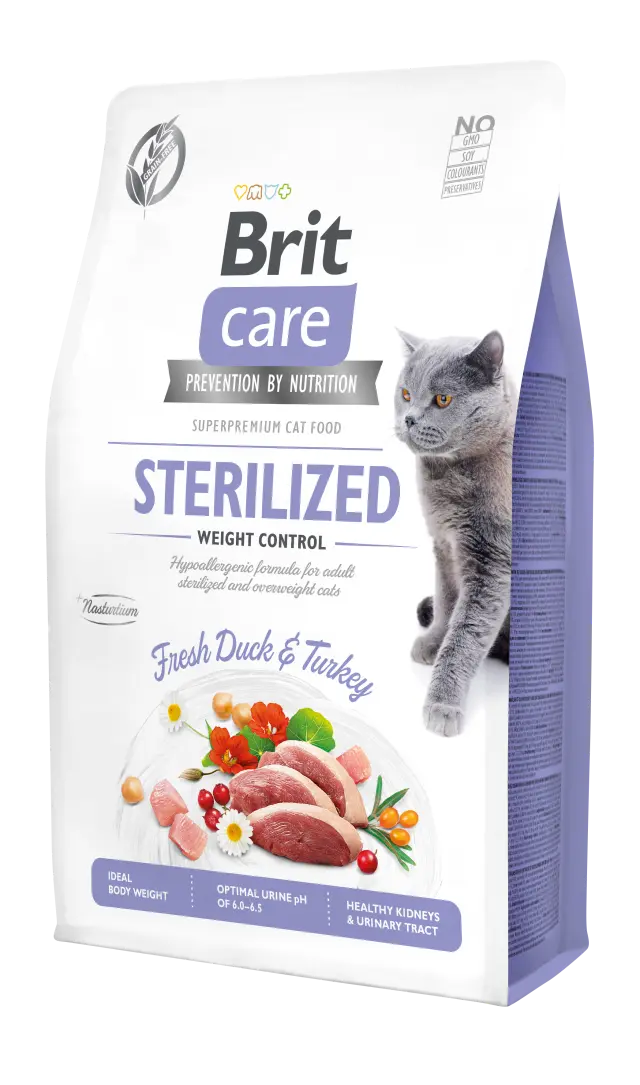 Brit Care Cat Grain Free Sterilised-Weight Control 400gr