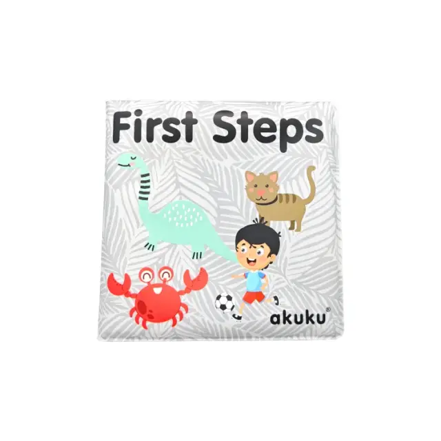 Akuku Μαλακό Βιβλιαράκι Μπάνιου First Steps 2