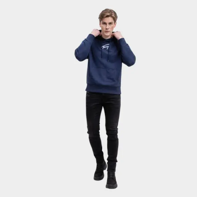 Φούτερ με Κουκούλα Tommy Hilfiger DM0DM15796-C87 Σκούρο Μπλε - XL 2