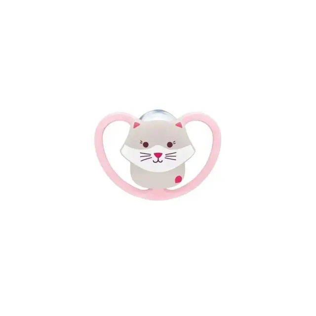 NUK Perfect Match Air Πιπίλα Σιλικόνης 18-36m Χρώμα Ροζ, 1τμχ