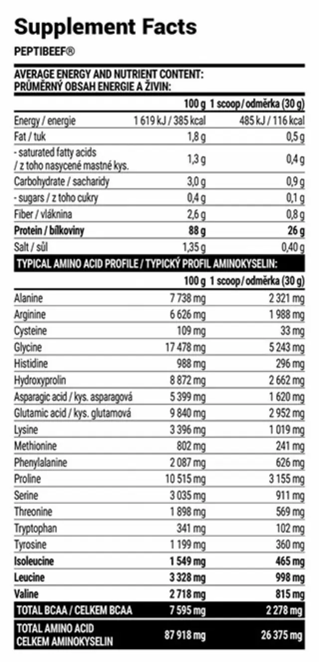 Extrifit Peptibeef chocolate-coconut, 2000-g 2