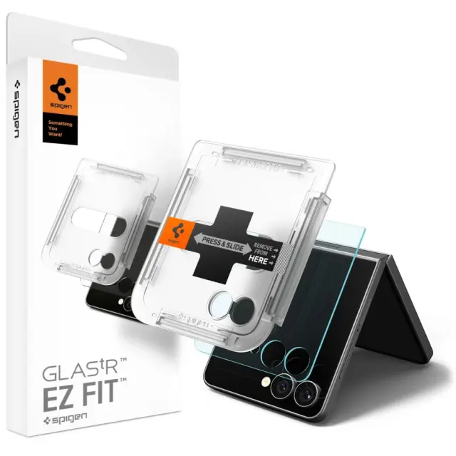 Spigen Glas.tr ”ez Fit” Hd Galaxy Z Flip 7 / 8 Clear