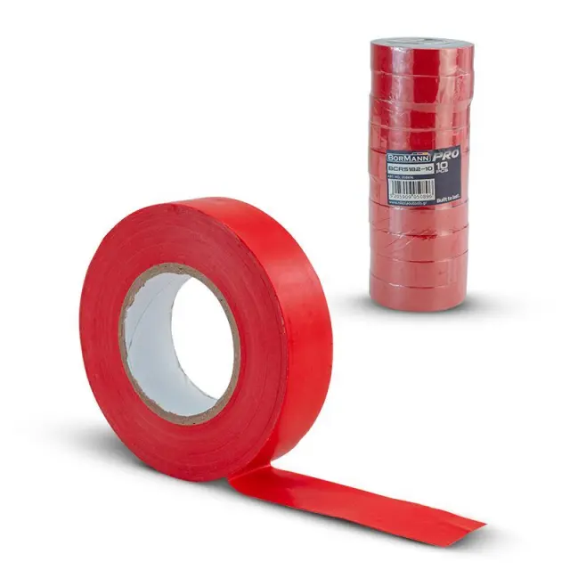 Bormann Pro BCR5182-10 - Μονωτική ταινία κόκκινη (050896)