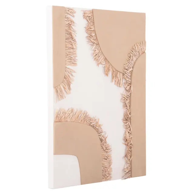 ΠΙΝΑΚΑΣ ΟΡΘΟΓΩΝΙΟΣ ΣΕΙΡΑ SANTORINI HM4533 MDF ΥΠΟΛΕΥΚΟ-ΚΑΦΕ-ΚΡΟΣΙΑ ΜΠΕΖ 60x4,5(πάχος)x80Υεκ - Single Size 3