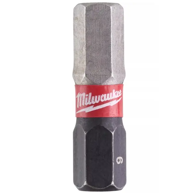 Μύτες Allen 6x25mm MILWAUKEE SHOCKWAVE IMPACT DUTY Σετ 2Τμχ 4932430897