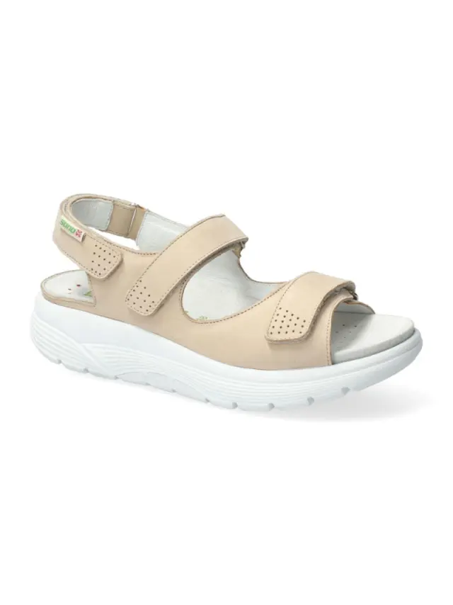 Mephisto/Sano Πέδιλα Γυναικείο δέρμα Nubuck Μπεζ SAN/NORINE NUDE 2