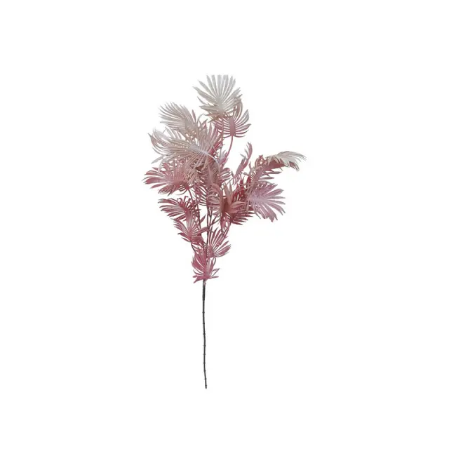 Κλαδί φοίνικα, τεχνητό κλαδί ροζ, 78cm