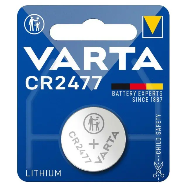VARTA Lithium CR2477 μπαταρία λιθίου ρολογιών 3V 1 τμχ